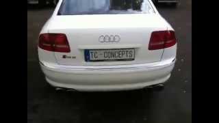 Audi A8 W12 Exhaust Sound Pure Brutality Düsenjet sound [upl. by Okika]