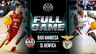 BAXI Manresa v SL Benfica  Full Game  Basketball Champions League 202223 [upl. by Leugar311]