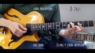 Jazz Guitar Mini Lesson 23  One Chord  Many Colors [upl. by Rramel]