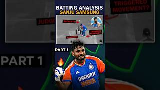 🔥 Batting Analysis Part 1  Hit Big Sixes like Sanju Samson 😎 shorts shortvideo ytshorts [upl. by Eatnuahc]