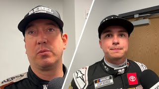 Kyle Busch Christopher Bell on Talk After COTA [upl. by Nosnhoj]