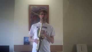 Keyless Sax Overtone demonstration and The Last Post [upl. by Lyell]