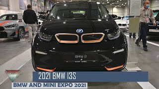 2021 BMW I3S Interior and Exterior Walkaround BMW and MINI Expo 2021 [upl. by Chura]