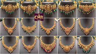 15 gms to 30 gms gold necklaces designs with detailed price  lightweight gold necklaces collection [upl. by Yadnil]