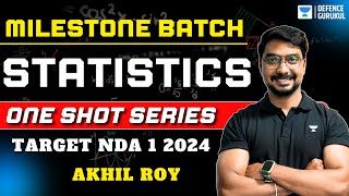 Statistics in One Shot  Milestone Batch  NDA I amp II 2024  Akhil Kumar Roy [upl. by Bailey468]