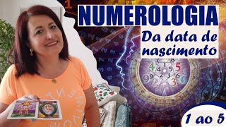 Numerologia 🔢  O que sua data de nascimento revela  1 ao 5 [upl. by Aierb960]