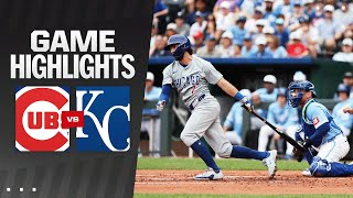 Cubs vs Royals Game Highlights 72824  MLB Highlights [upl. by Josiah]