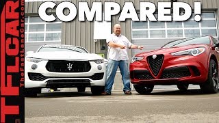 Spaghetti or Ravioli Maserati Levante vs Alfa Romeo Stelvio Compared [upl. by Worthington388]