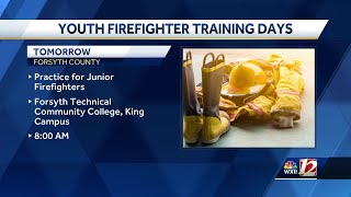 Forsyth County and Lewisville Fire Department offering training days for aspiring firefighters [upl. by Dremann]