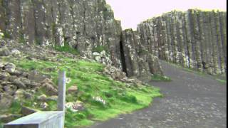 Amazing footage captured by visitor at Giants Causeway [upl. by Ingles340]