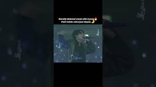 They slayed this performance🔥😩 btsshorts btsmember lajibolala [upl. by Johnath232]