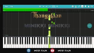 Miniki Minikki  Thangalaan  Piano cover  GV Prakash [upl. by Ariel]