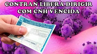 CONTRAN LIBERA DIRIGIR COM CNH VENCIDA E 18 MESES PARA TIRAR A 1ª HABILITAÇÃO [upl. by Goldberg]