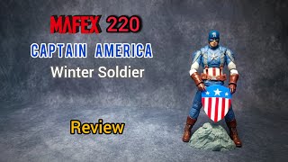 MAFEX No220 Captain America Classic Suit Ver The Winter Soldier Review [upl. by Gnoz]