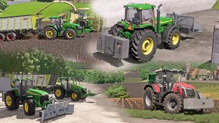 Landwirtschafts Simulator 22  Deutschland 167 Silage Krone BigX 1100 JD79308410 MF 8S [upl. by Nyrol]