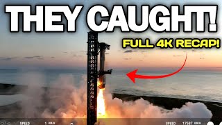 OMG SpaceX Starship Flight 5 Launch to Booster Catching Full Video [upl. by Jasen]