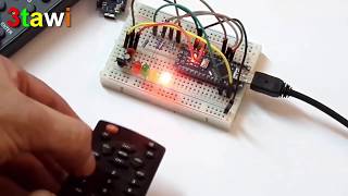 Control LED with IR Remote Control  Arduino [upl. by Medorra]