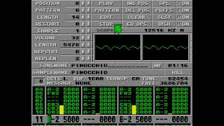 Atari ST Protracker Mods  Pinocchio [upl. by Yerd939]