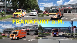 Einsatzfahrten der BF und FF Frankfurt am Main [upl. by Annawit]