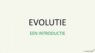 Evolutie  een introductie [upl. by Augustus]