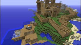 Minecraft  Wooden Castle [upl. by Mussman]