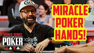 World Series of Poker 2024 Miracle Poker Hands ft Daniel Negreanu [upl. by Yelekalb]