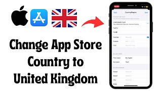 🇬🇧 How to Change App Store CountryRegion to United Kingdom  UK London [upl. by Hazeefah925]