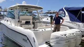 2015 Boston Whaler 345 Conquest Boat For Sale at MarineMax Sarasota [upl. by Beulah]