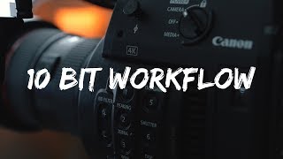 Canon C200 10bit 4K MY ULTIMATE WORKFLOW [upl. by Algar]