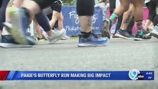 Paiges butterfly run making a big impact on the community [upl. by Amathiste783]