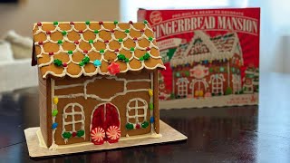 PreBuilt Mansion Gingerbread House Kit  Unboxing amp Set Up [upl. by Chilton]