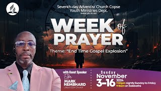 Copse Seventh Day Adventist Church  Thursday  Week of Prayer November 14 2024 [upl. by Chae]