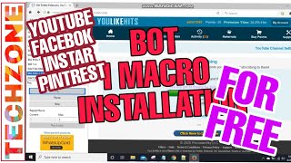 EASY Free Imacros script Bot for YoulikeHits 2023 socialmedia Auto Like  Pinterest auto follow [upl. by Hochman837]