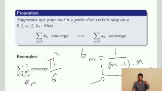 Séries numériques Critère de majoration convergence absolue [upl. by Weisberg]