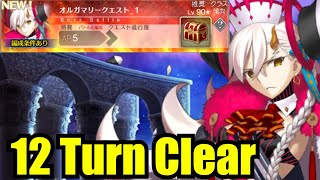 FGO UOlga Marie Gauntlet Quest 12 Turn Clear [upl. by Hillery808]