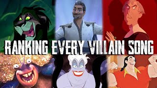 Ranking Every Disney Villain Song [upl. by Eloken]