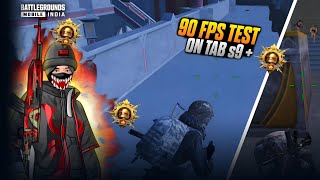 Samsung Tab s9 BGMI Test  Smooth  90Fps  BGMI x VENOM New Gameplay  Rush Gameplay [upl. by Refennej]