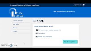 Come si entra nel proprio account di Istanze OnLine [upl. by Georgette159]