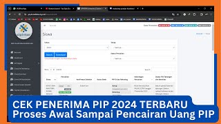 CARA CEK PENERIMA PIP 2024  PENJELASAN LENGKAP CEK PENERIMA PIP SAMPAI PROSES PENCAIRAN PIP [upl. by Aimal]