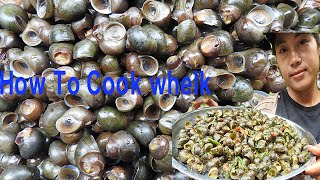 How To Cook Whelk Small Snail Stir Fry Whelk With Chili [upl. by Oznohpla]