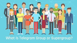 Telegram Groups  How a Telegram Supergroup is Powerful [upl. by Ardnassac]