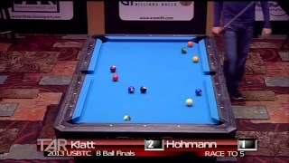 2013 US Bar Table Championships 8 BALL FINAL Jason Klatt vs Thorsten Hohmann [upl. by Eanwahs514]