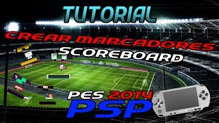 Tutorial  Crear marcadores PES 2014 PSP [upl. by Ivy]