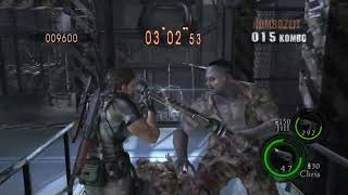 Resident Evil 5  The Mercenaries United Experimental Facility 741k Duo [upl. by Lilah227]