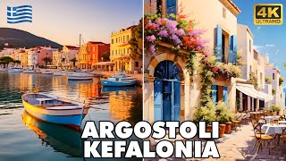 ARGOSTOLI Kefalonias Jewel Revealed  Greece Walking Tour 4K 🎥🇬🇷 [upl. by Retnuh671]