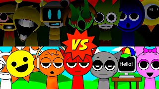 Phase 1 VS Phase 2 in Incredibox Sprunki  All character together [upl. by Gnem978]