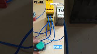 pilz pliz x7 emergency safety relay wiring part 2 [upl. by Llednor]