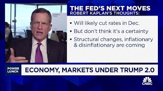 Goldman Sachs Robert Kaplan Independent Fed is critical amp Powell should be allowed to finish term [upl. by Triplett]