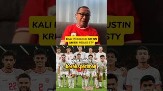 Keras‼️ Coach justin kritik STY😲 timnasindonesia coachjustin shintaeyong kochi [upl. by Fanchie]