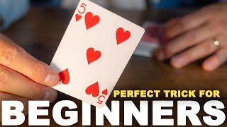 QUICK SelfWorking BEGINNER Card Trick To Impress Anyone [upl. by Aisitel]